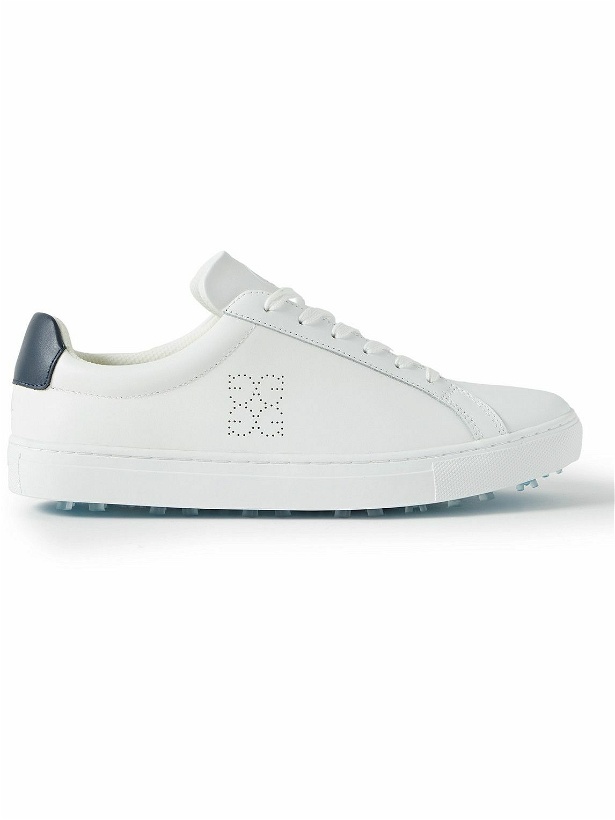 Photo: G/FORE - Circle G Durf Perforated Leather Golf Sneakers - White