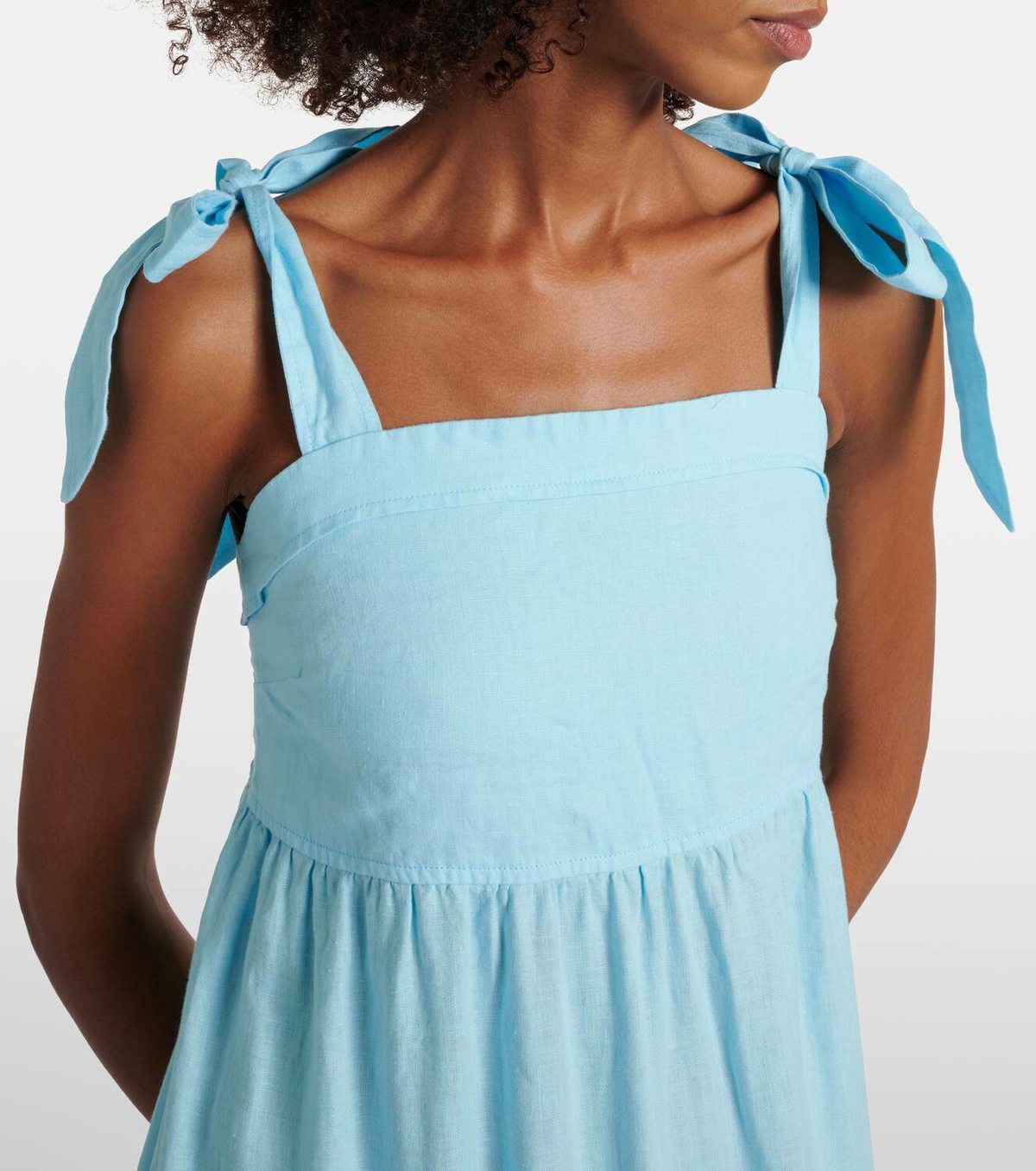 【Heidi 】 Nungwiビーチ tieredリネン maxiドレス Heidi Klein Nungwi Beach tiered linen maxi dress Heidi Klein