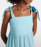 Heidi Klein Nungwi Beach tiered linen maxi dress