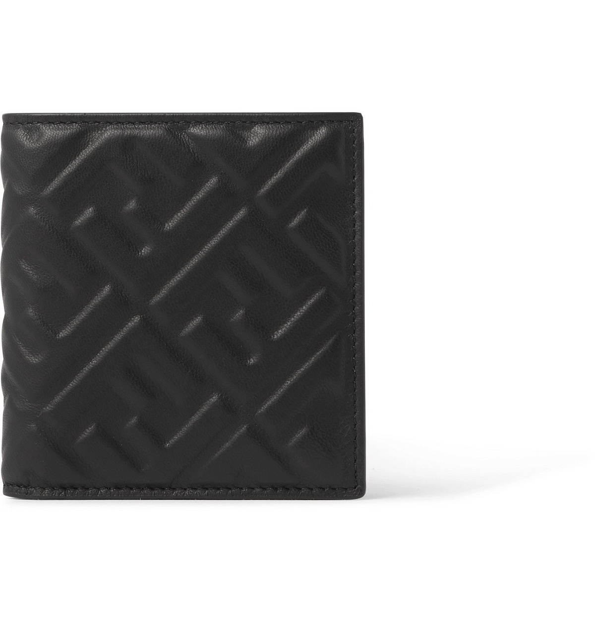 Fendi - Logo-Embossed Leather Billfold Wallet - Black Fendi