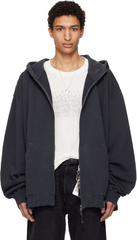 Photo: Maison Margiela Gray Embroidered Hoodie