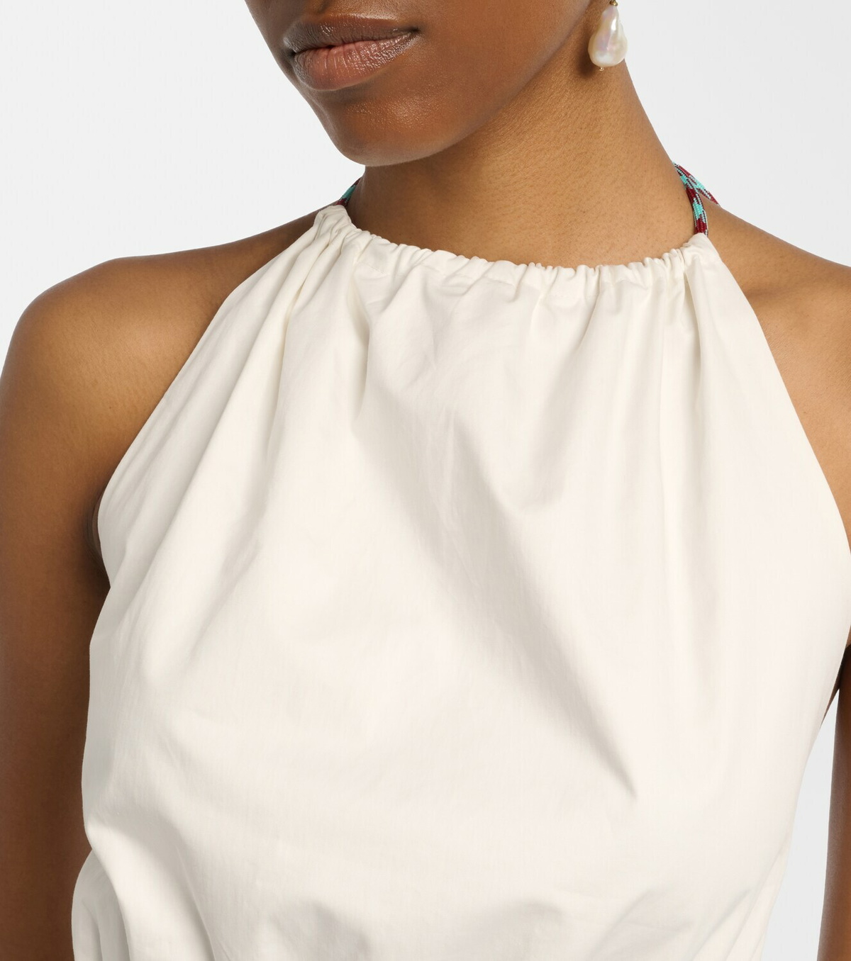 Alémais Haze floral cotton minidress
