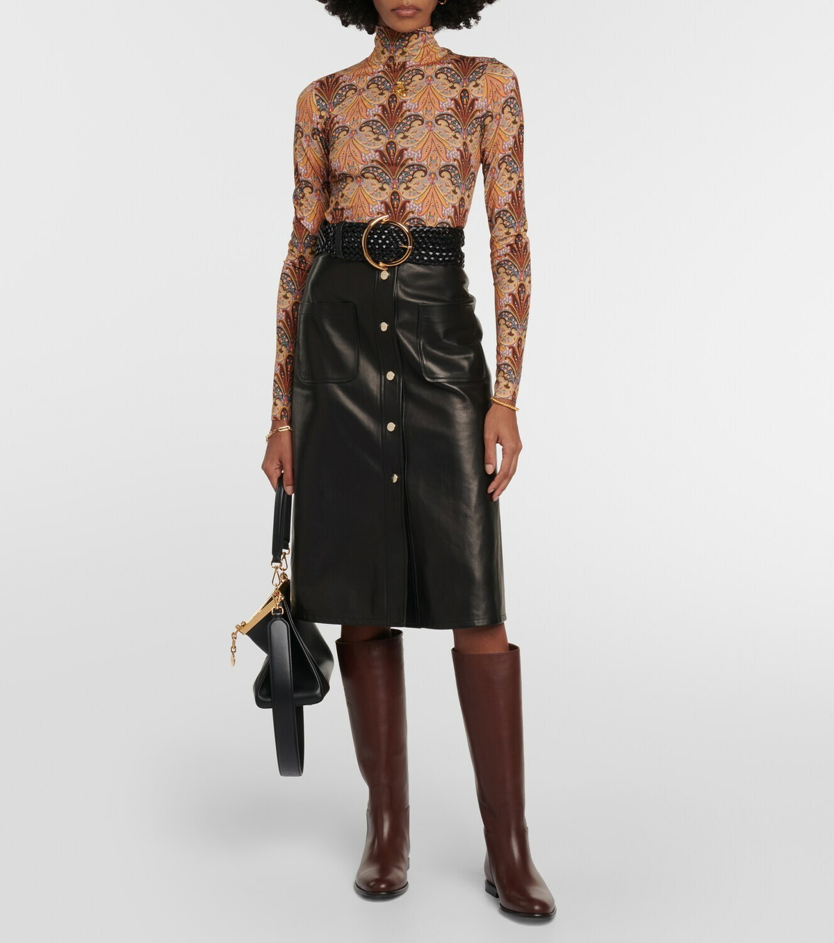 Etro Paisley jersey top