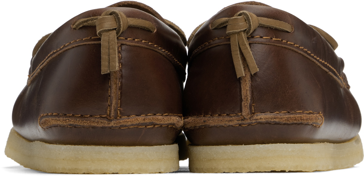 Clarks Originals Brown Godney Mocc Loafers Clarks Originals