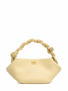 GANNI Mini Bou Recycled Leather Top Handle Bag