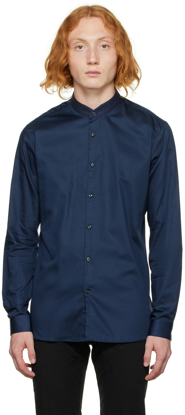 Hugo Navy Efredo Shirt Hugo Boss