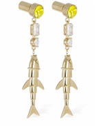 MARNI - Fish Crystal Drop Earrings