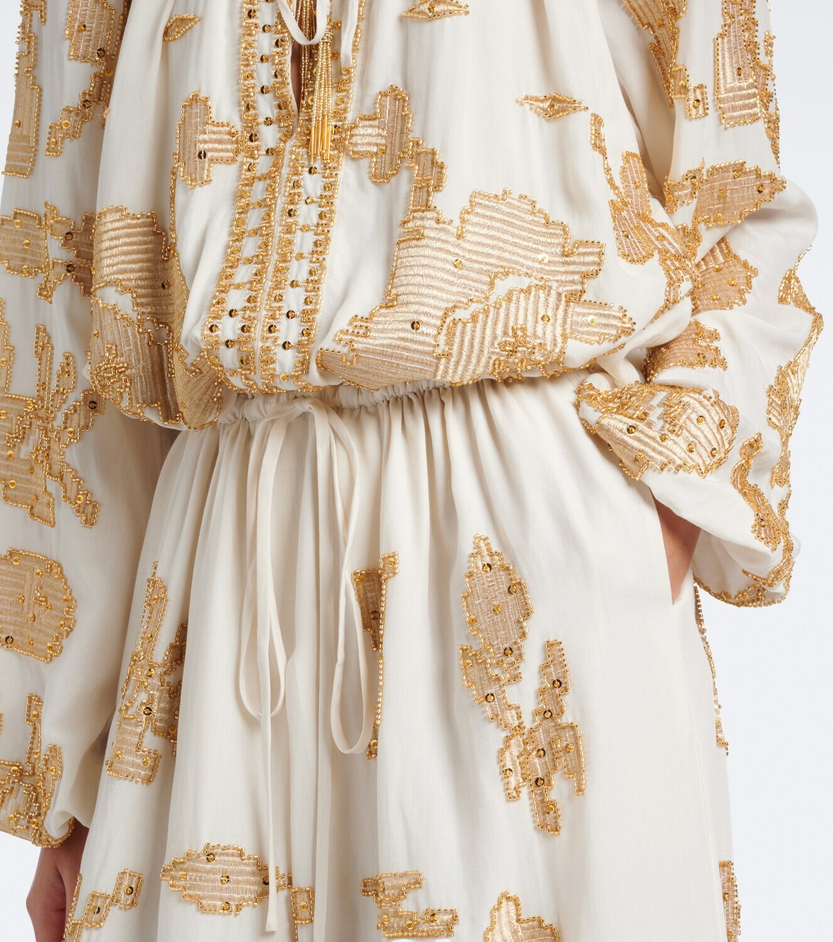 Jacques Wei Beaded maxi dress