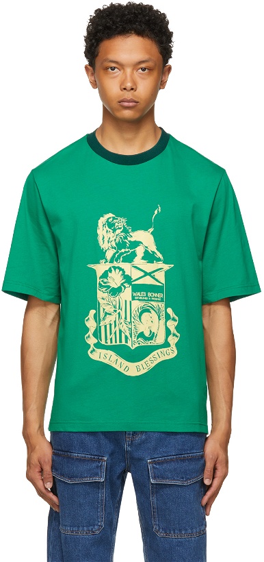 Photo: Wales Bonner Green Johnson Crest T-Shirt