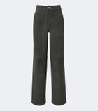 Stouls Mytheo suede wide-leg pants
