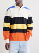 Drake's - Striped Cotton-Jersey Rugby Shirt - Multi