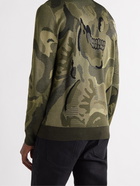 ALEXANDER MCQUEEN - Wool-Blend Jacquard Sweater - Green