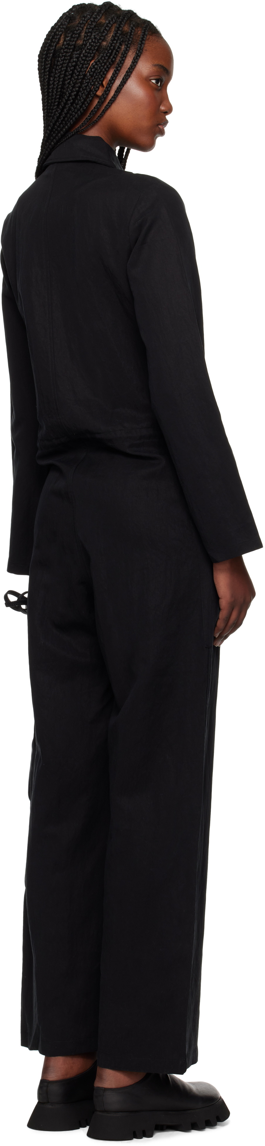 Y-3 Black Belted Jumpsuit