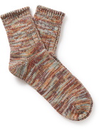 Anonymous ism - Ribbed Cotton-Blend Socks