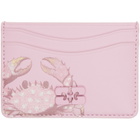 GANNI Pink Bou Card Holder