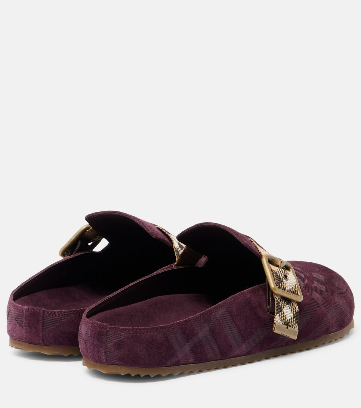 Burberry Urchin suede clogs