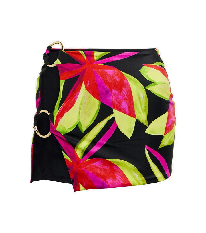 Photo: Louisa Ballou - Double Ring printed miniskirt
