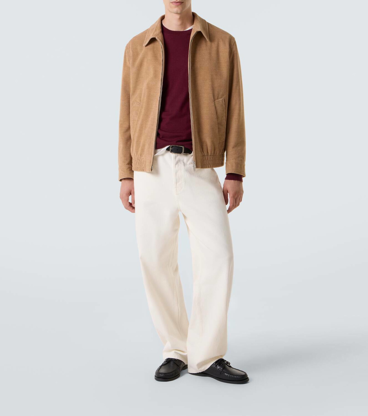 Lardini Cotton and alpaca corduroy jacket