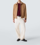 Lardini Cotton and alpaca corduroy jacket