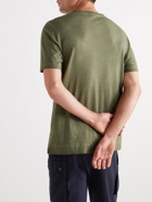 Massimo Alba - Garment-Dyed Cotton-Jersey T-Shirt - Green