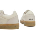 A.P.C. Men's Plain Sneaker in Beige