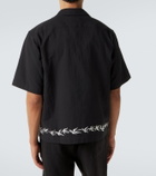 Commas Embroidered bowling shirt