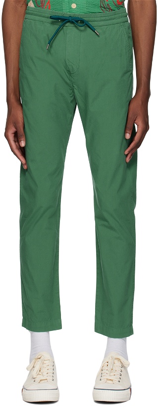 Photo: PS by Paul Smith Green Drawstring Sweatpants