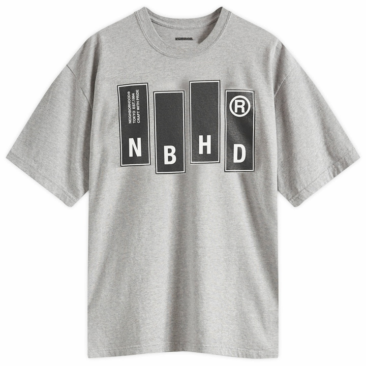 Photo: Neighborhood Men's 26 Printed T-Shirt in Grey