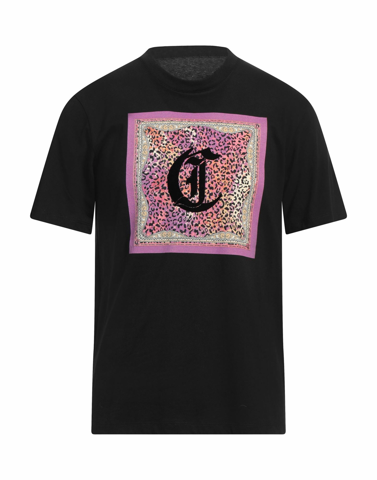 Just Cavalli Mens T-shirt in Black