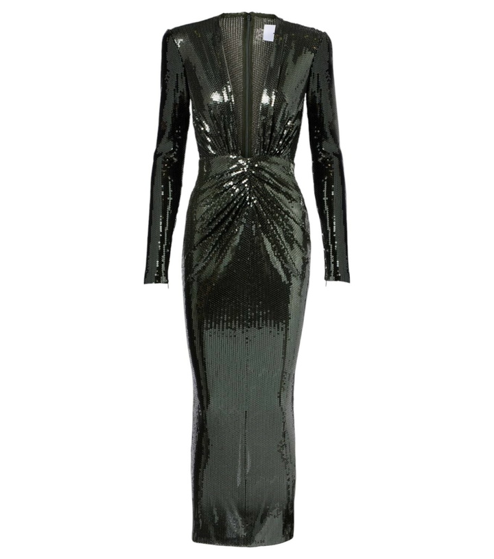 Photo: Alex Perry Gathered sequined gown