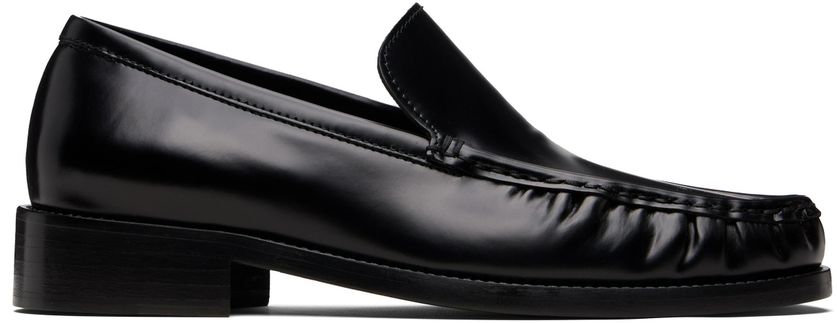 Acne Studios Black Leather Loafers