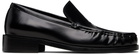 Acne Studios Black Leather Loafers