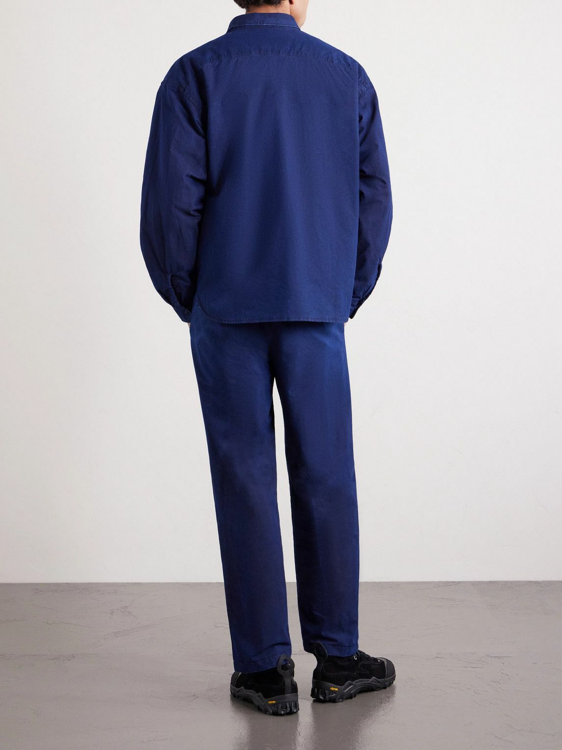 A Kind Of Guise - Nanamica Insulation Padded Cotton-Blend Shell Shirt - Blue