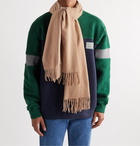 Acne Studios - Oversized Fringed Wool Scarf - Brown