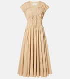 Tove Ceres gathered cotton midi dress