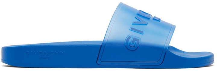 Photo: Givenchy Blue Transparent Slides