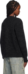 Études Black Regular Cardigan
