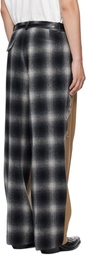MMIC Beige Paneled Trousers