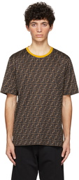 Fendi Brown 'Forever Fendi' T-Shirt