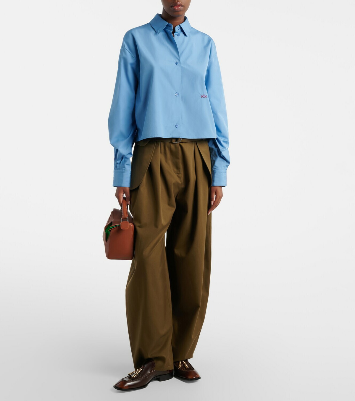 Loewe Puzzle Small layered top-handle bag