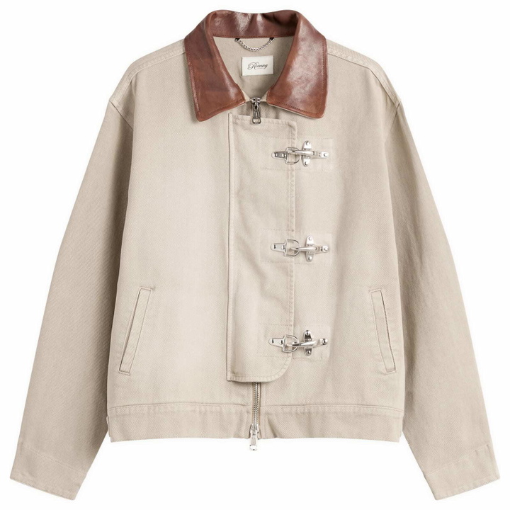 Photo: Ronning Men's Utility Fireman Jacket in Washed Sand