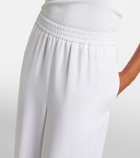 Max Mara Silk crêpe de chine wide-leg pants