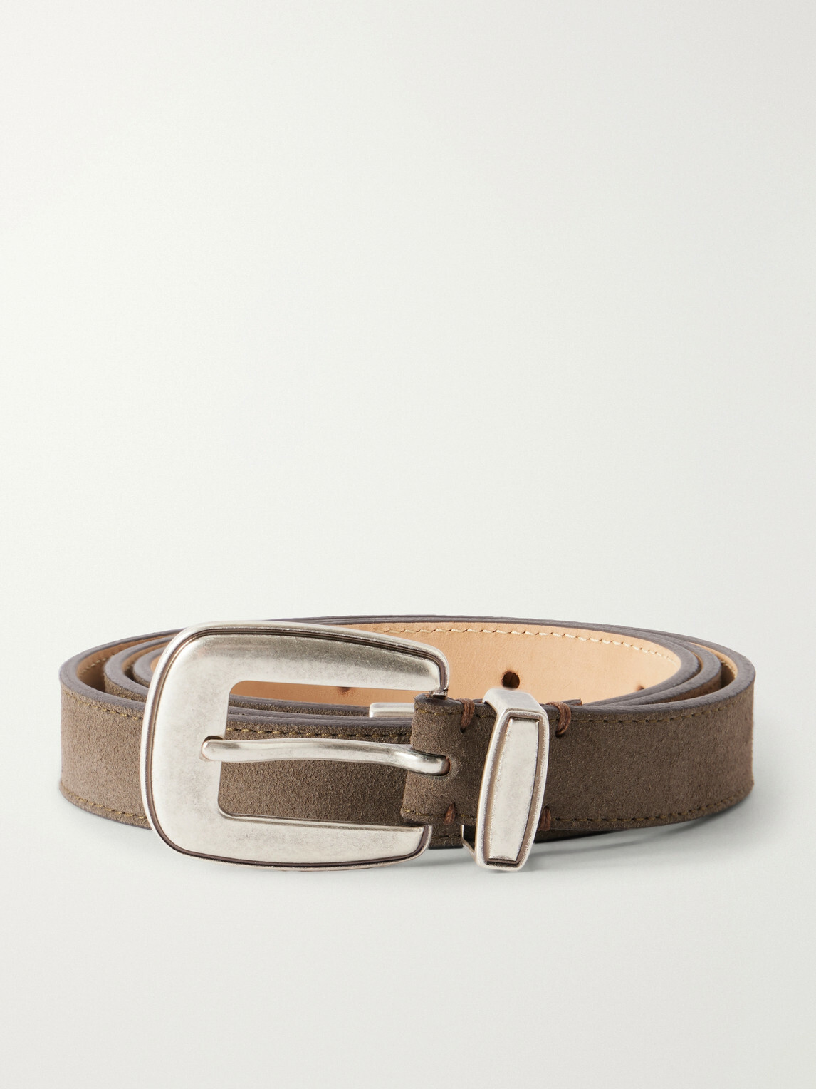 mfpen - Riders 2cm Suede Belt - Brown