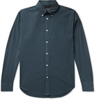 rag & bone - Tomlin Fit 2 Slim-Fit Button-Down Collar Stretch-Cotton Poplin Shirt - Blue