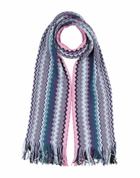 Missoni Womens Scarf in Purple