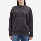 Anine Bing Women's Bradie Sweatshirt in Washed Black
