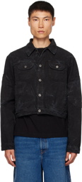 Off-White Black Garment-Dyed Jacket
