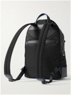 Montblanc - Blue Spirit Leather-Trimmed ECONYL Backpack