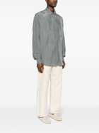 The Frankie Shop Grey Leland Long-Sleeve Shirt