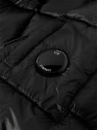 C.P. Company - Logo-Appliquéd Quilted D.D. Nylon-Ripstop Down Jacket - Black